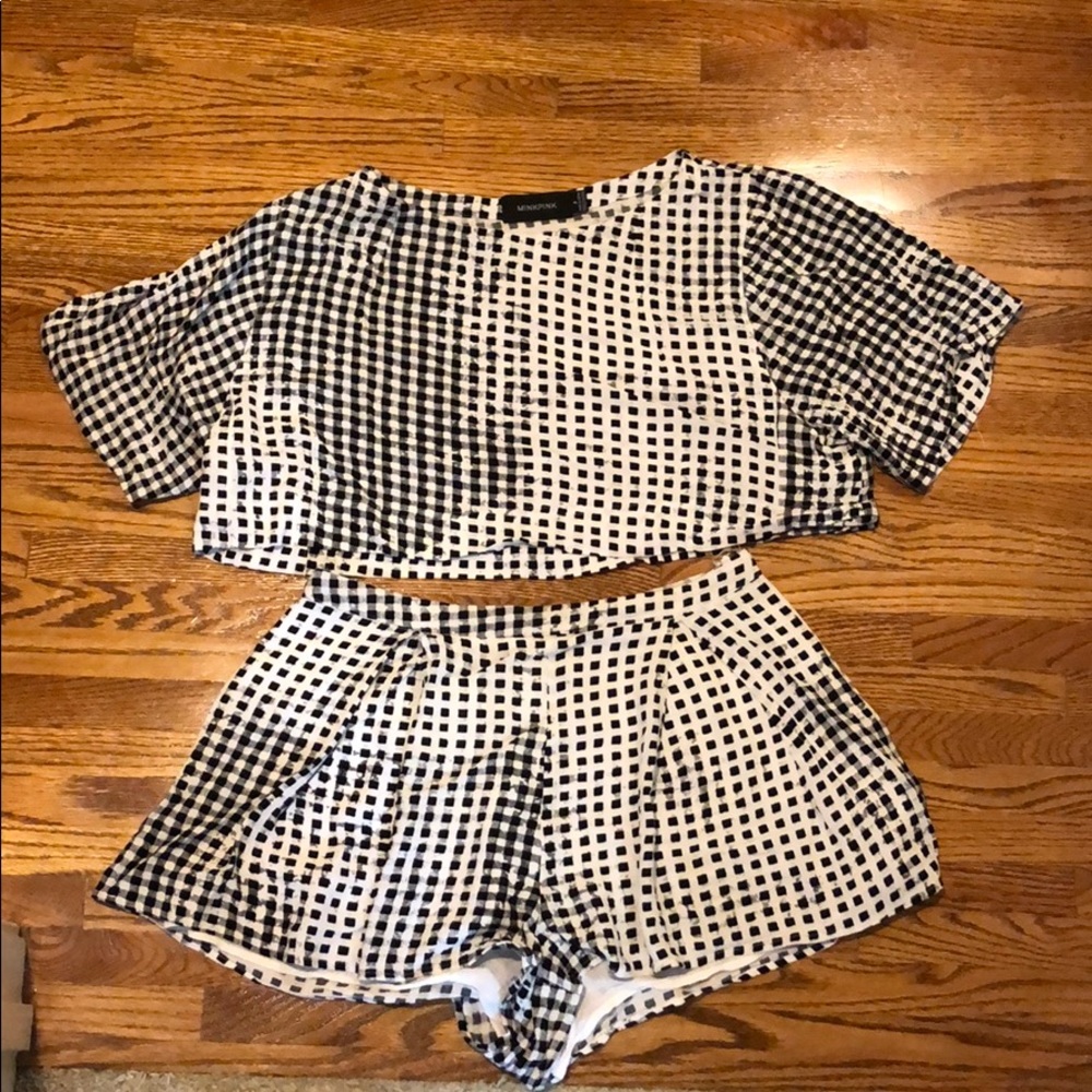 black and white set